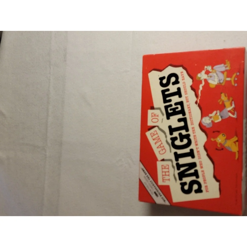 THE GAME OF SNIGLETS BY THE GAMES GANG‎ -1989 - VINTAGE